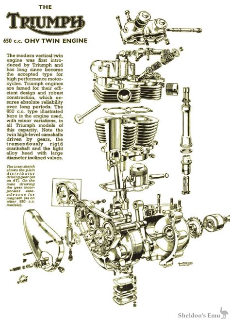 triumph engine diagram 
